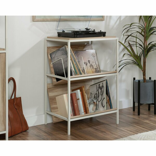 Sauder Nova Loft Accent Storage Ka , Tilted shelves ideal for vinyl record albums, books, or magazines 433798